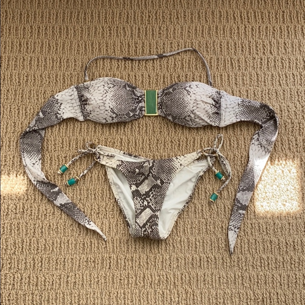 Vix bandeau strapless Bikini SZ S top SZ XS bottom